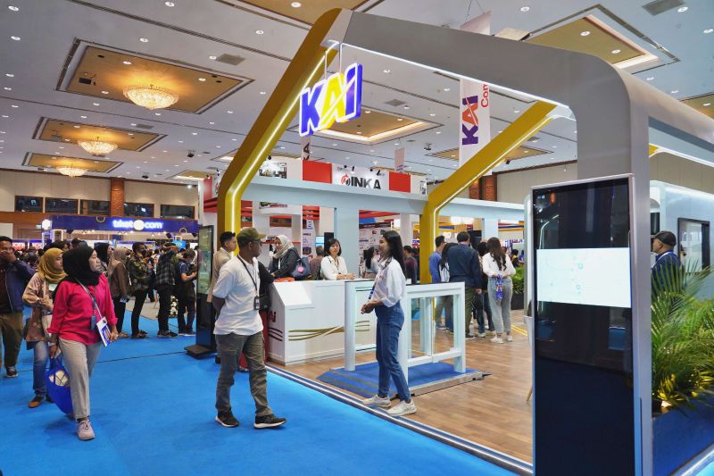 KAI Expo 2023 catat penjualan tiket kereta api mencapai Rp2,6 miliar