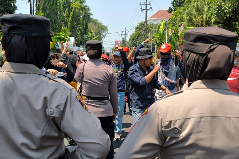 Polisi Kediri gelar simulasi sistem pengamanan jelang Pemilu 2024