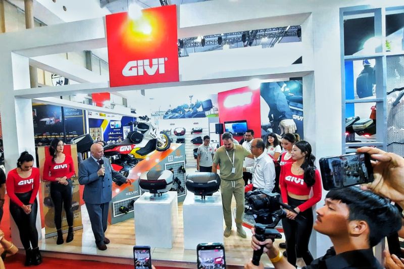 GIVI hadirkan tiga produk terbaru di IMOS+ 2023