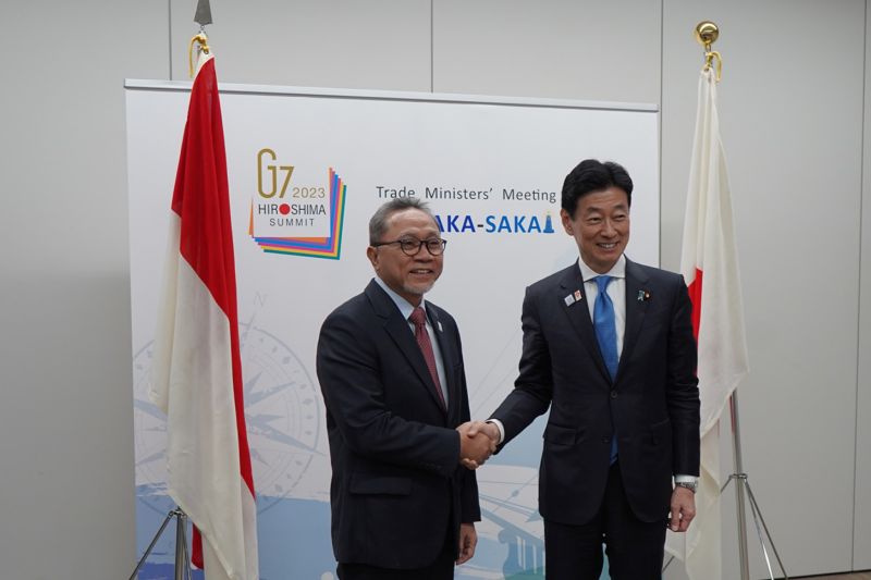 Indonesia dan Jepang berupaya memperkuat hubungan perdagangan dan ekonomi