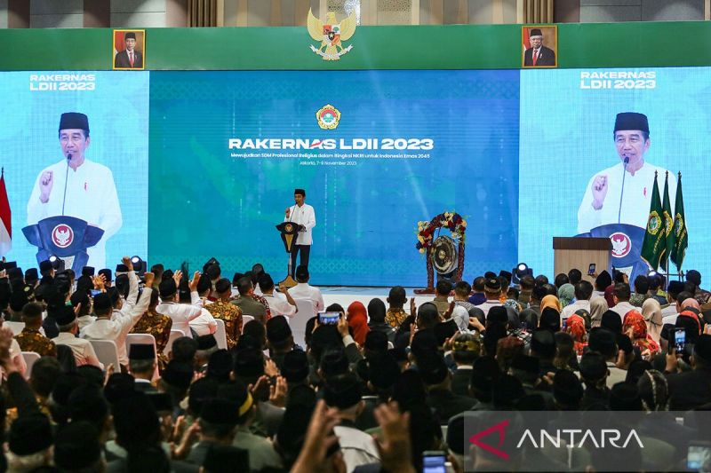 Presiden Jokowi hadiri Rakernas LDII 2023
