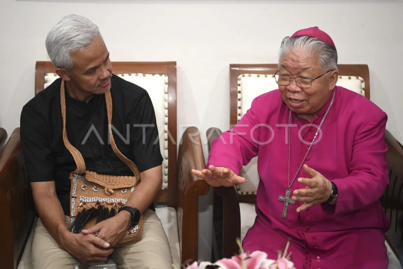 Ganjar Pranowo kunjungi Keuskupan Agung Merauke