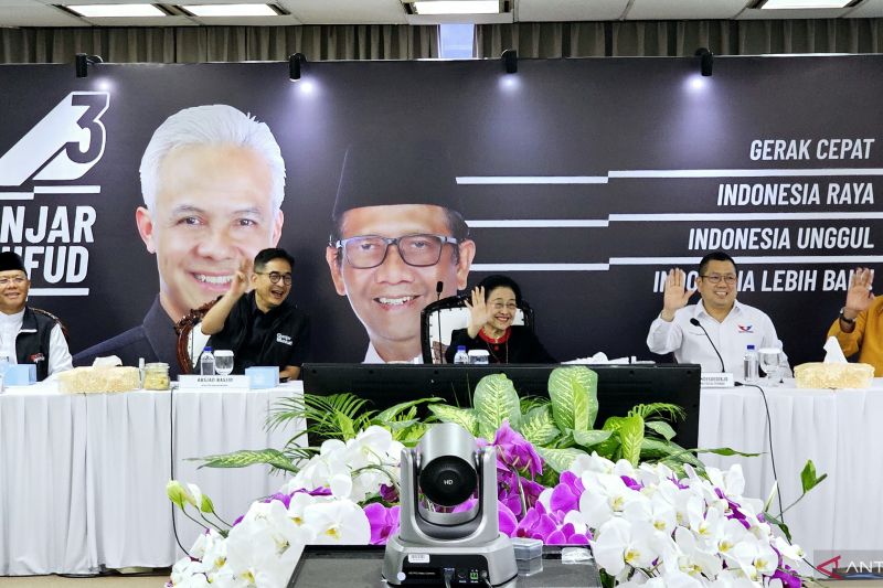 Memasuki masa kampanye, ketua parpol-pimpinan TPN Ganjar Mahfud rapat