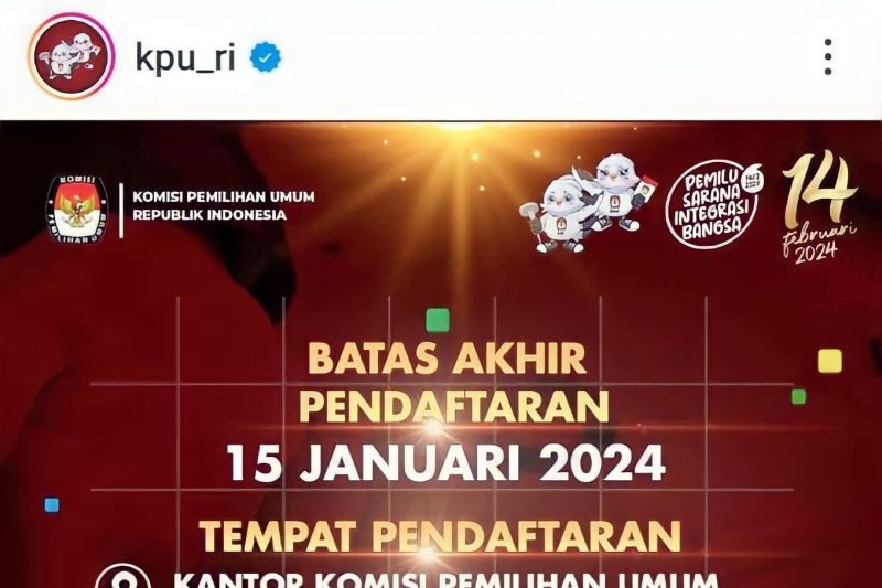 KPU buka pendaftaran lembaga survei dan hitung cepat hasil Pemilu 2024