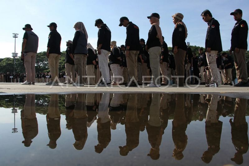 Apel Siaga Pemilu Damai di Makassar