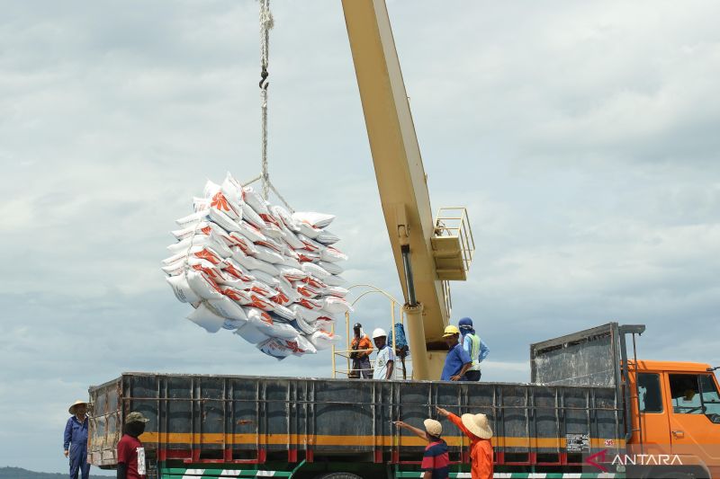 Beras Impor asal Thailand tiba di Kupang