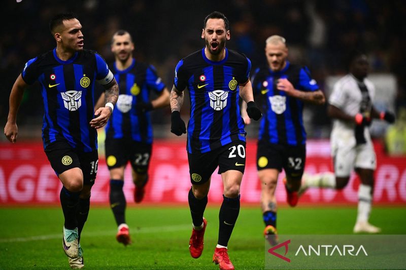 Dua gol Hakan  antar Inter Milan kalahkan Torino 2-0
