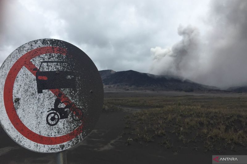BB TNBTS membatasi wisata Bromo akibat peningkatan aktivitas kawah