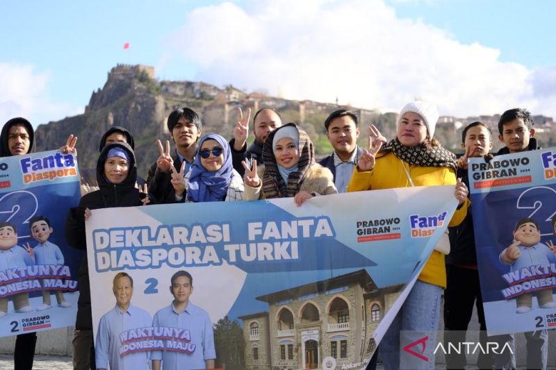 Diaspora di Turki deklarasi dukung Prabowo-Gibran&nbsp;