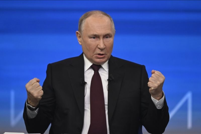 Putin tandaskan Rusia tidak akan pernah mundur