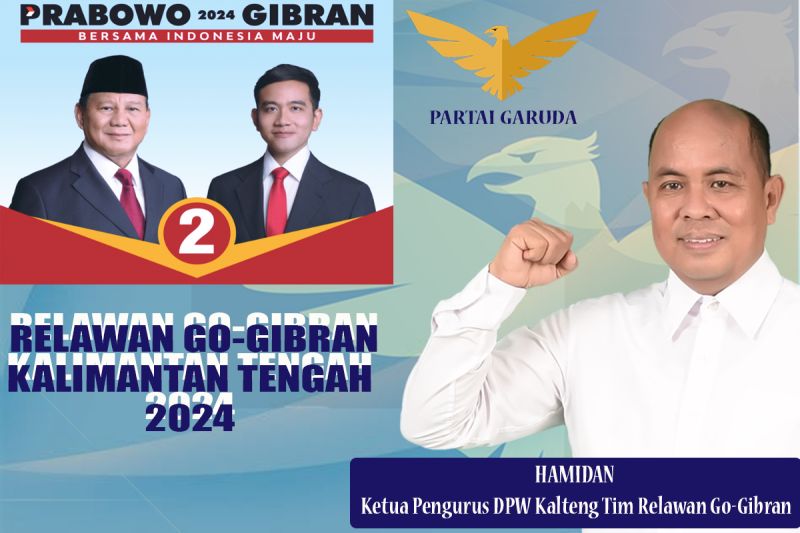 Relawan Go-Gibran Kalteng optimis Prabowo-Gibran menang satu putaran