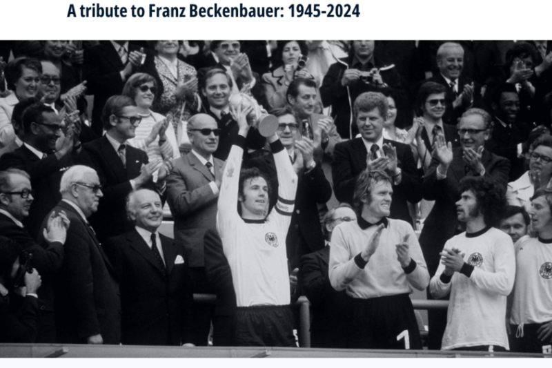 FIFA berduka atas wafatnya legenda sepak bola Jerman Franz Beckenbauer