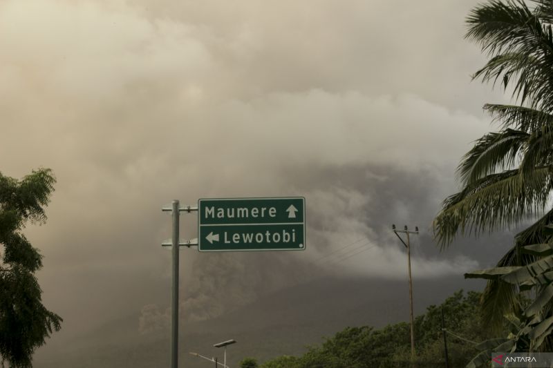 STATUS GUNUNG LEWOTOBI NAIK JADI AWAS