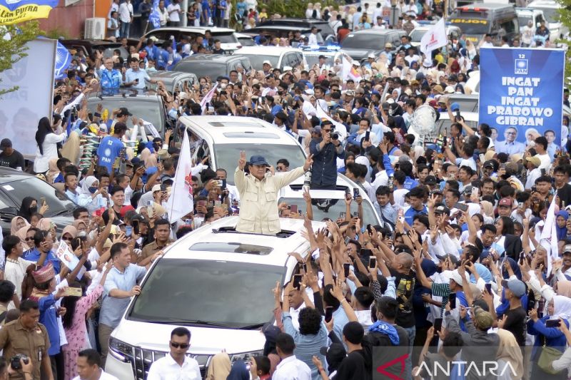 Kampanye Prabowo Subianto di Lampung