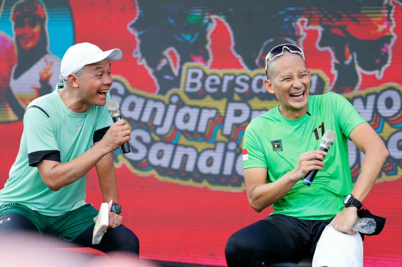 Lari di Penguin Sliwerun, Ganjar: Saya senang ada UMKM pertanian 