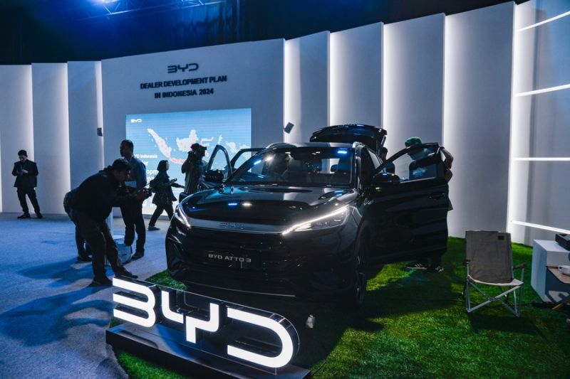 BYD perkenalkan tiga model mobil listrik di Indonesia 2