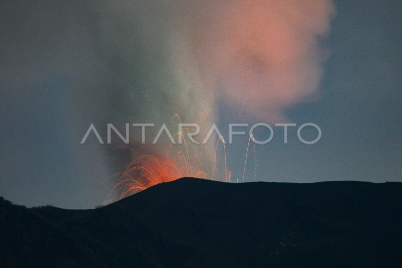 Aktivitas Gunung Marapi di Agam