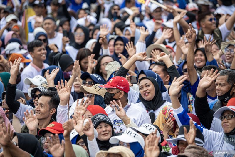 Kampanye terbuka partai Nasdem di Palembang