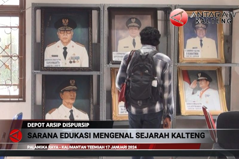 Mengenal sejarah lewat dokumen di Depot Arsip Dispursip Kalteng