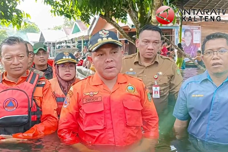 Pj Bupati Barsel tinjau hingga salurkan bansos bagi warga terdampak banjir