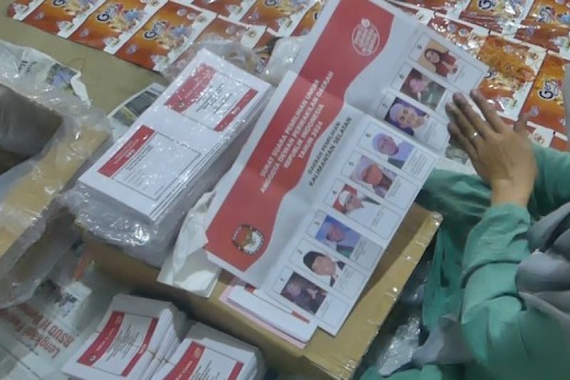 KPU Kota Banjarmasin temukan 1.154 surat suara Pilpres 2024 rusak