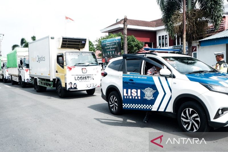 Polres Natuna kawal pendistribusian logistik pemilu ke kecamatan