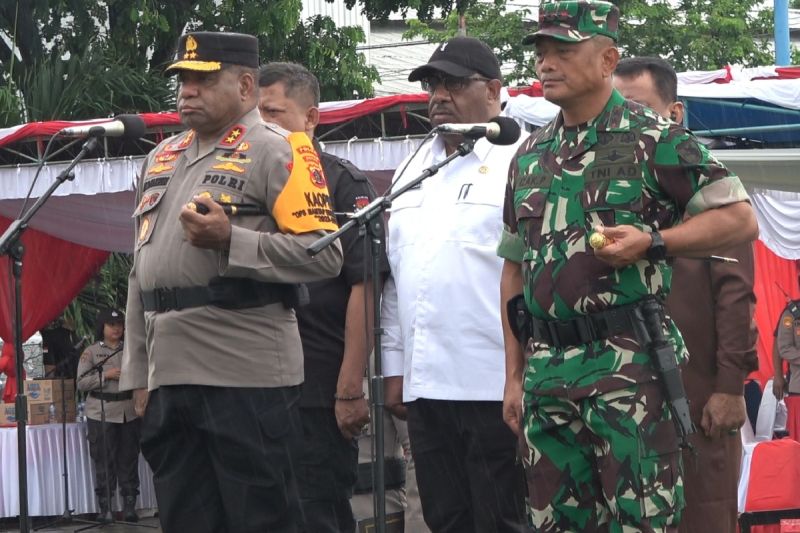 Polda Papua kerahkan 8.617 personel  amankan seluruh TPS