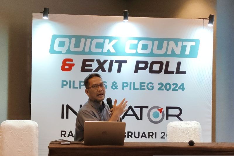 Prabowo-Gibran pimpin hasil "Exit poll" Indikator Politik