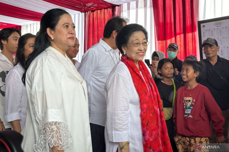 Puan usai mencoblos: Alhamdulillah semoga rakyat juara