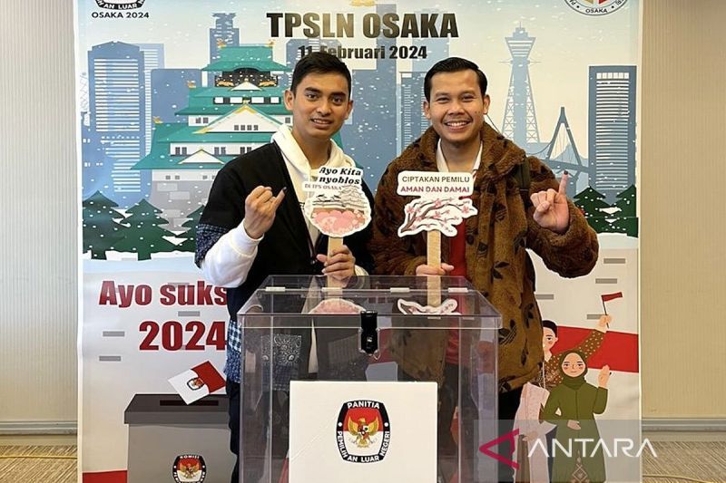 Total 1.183 WNI mencoblos di TPS Osaka