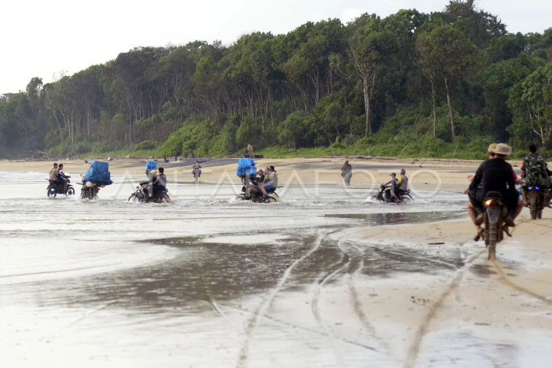 Distribusi balik logistik Pemilu 2024 dari pedalaman Lampung