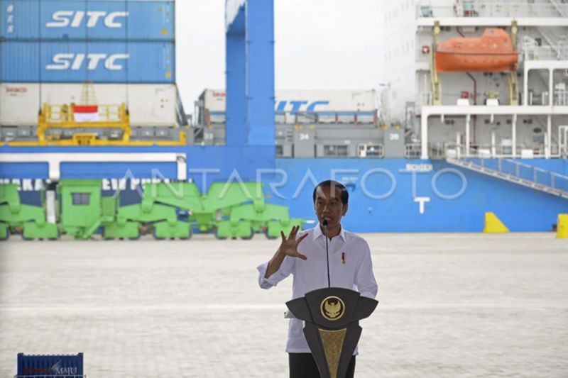 Presiden resmikan Makassar New Port