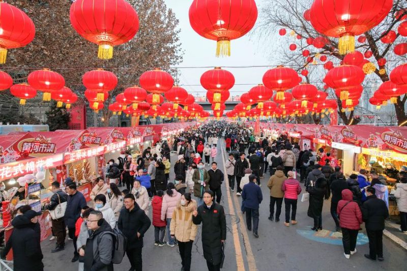 China catat lonjakan konsumsi selama liburan Festival Musim Semi