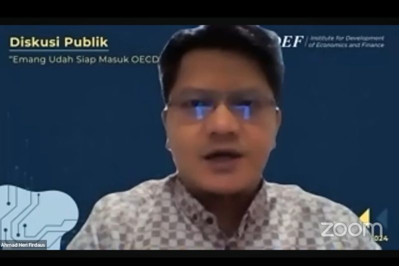 Indef: Indonesia perlu perbaiki struktur ekspor agar tak rugi di OECD