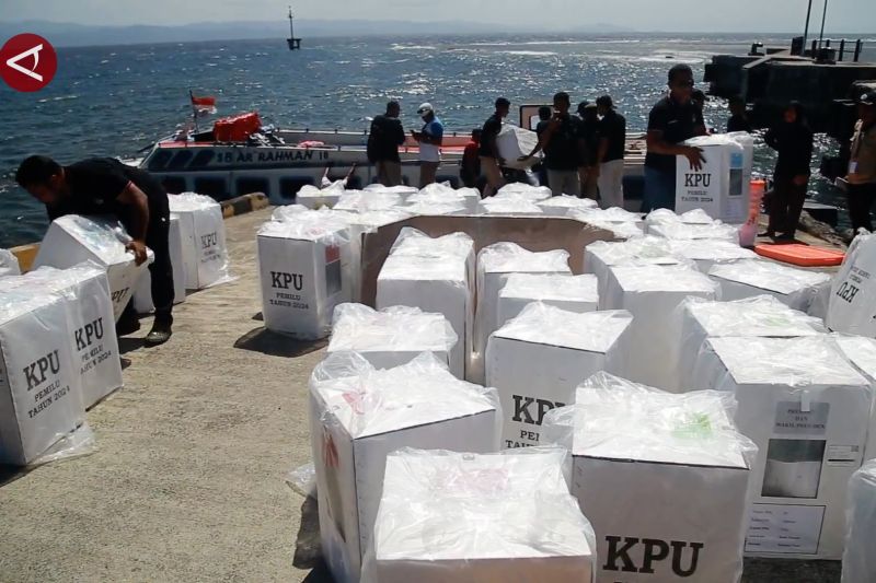 KPU Maluku Utara sebut distribusi logistik Pemilu tanpa kendala