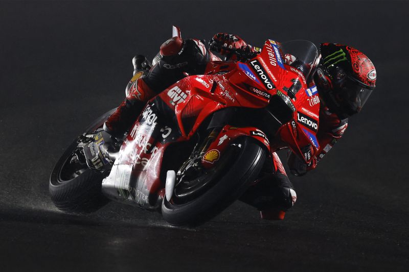 Bagnaia kecewa tak tampil maksimal pada sesi latihan MotoGP Qatar