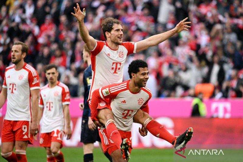 Klasemen Liga Jerman: Bayern pangkas ketertinggalan dari Leverkusen
