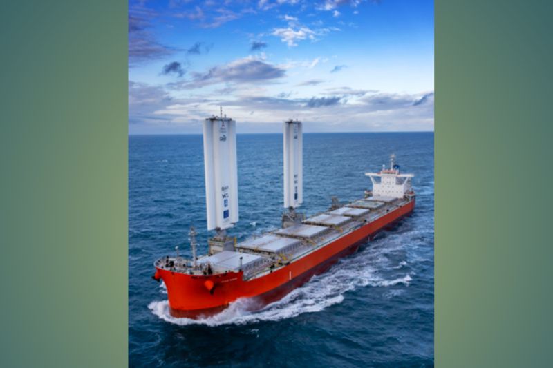 Cargill Sampaikan Hasil Pelayaran Perdana Kapal Laut Bertenaga Angin Pertama di Dunia