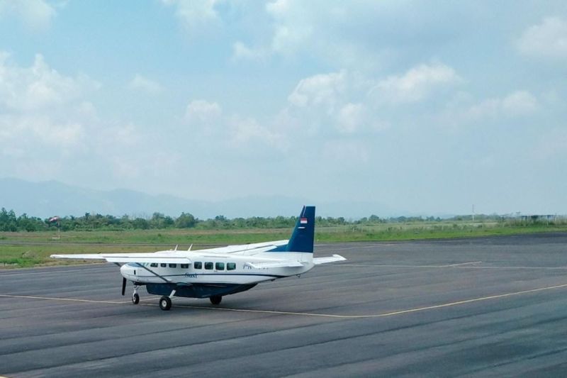 Bandara Atung Bungsu Pagar Alam kembali beroperasi