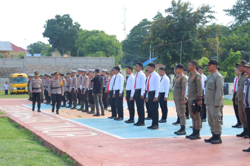 Polres Manggarai Timur kerahkan 90 personel kawal Paskah 2024