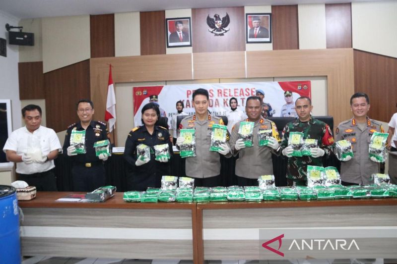 Polda Kaltara gagalkan penyelundupan 50 kg sabu asal Malaysia