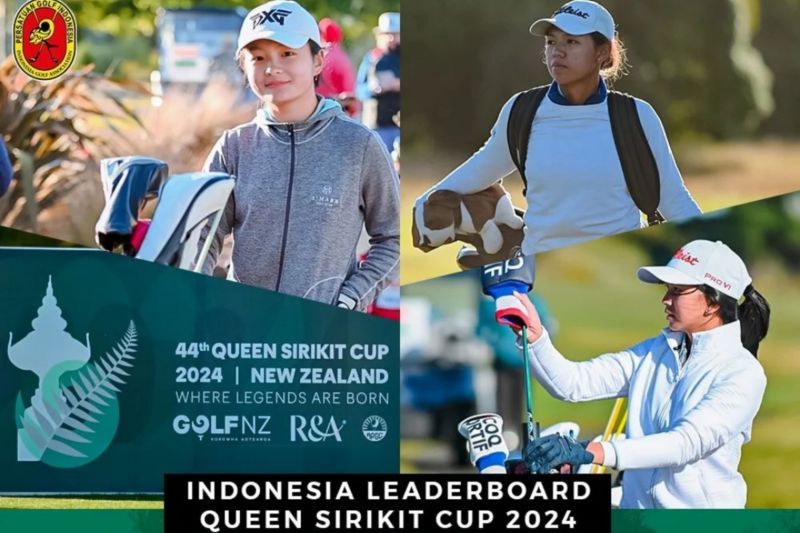 Tim golf Indonesia perbaiki peringkat pada Queen Sirikit Cup 2024
