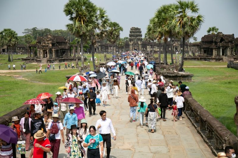 Kamboja catatkan hampir 1 juta kunjungan wisman Januari-Februari 2024