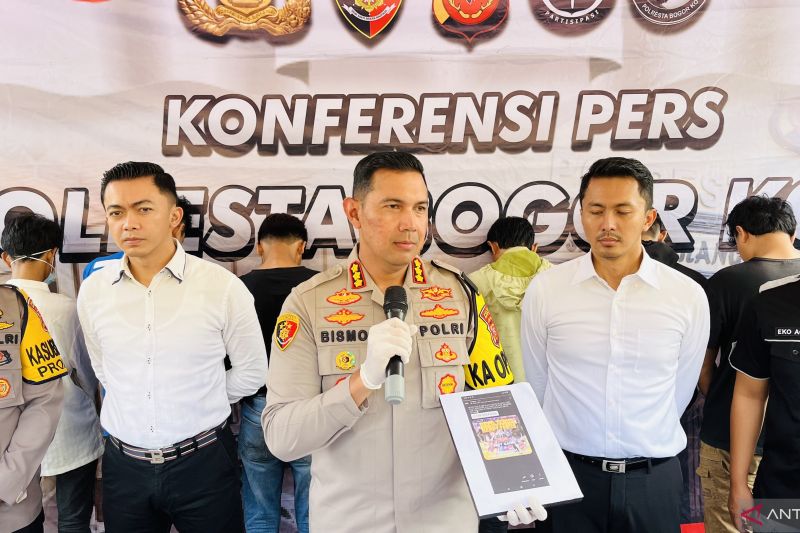 Anggota gangster promosikan judi "online" ditangkap di Bogor