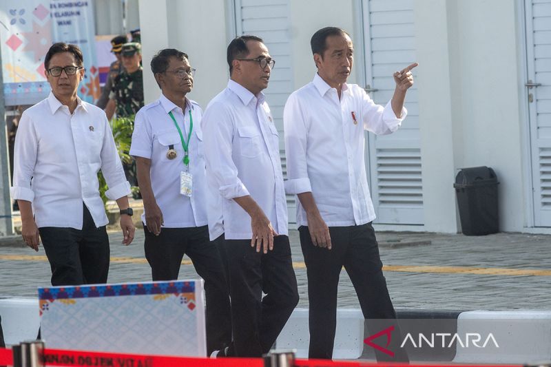 Presiden resmikan dua pelabuhan di Teluk Palu