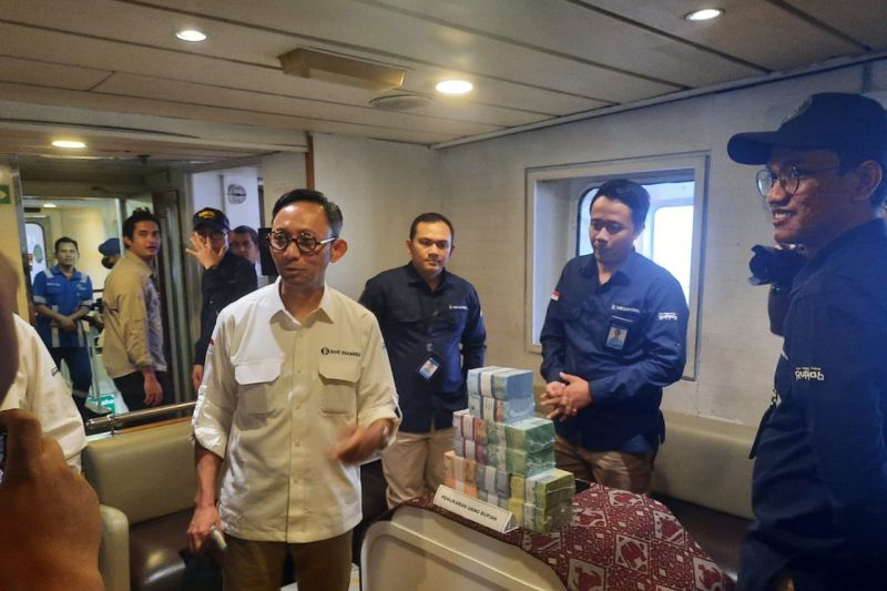 BI Lampung layani penukaran uang di atas Kapal Portlink