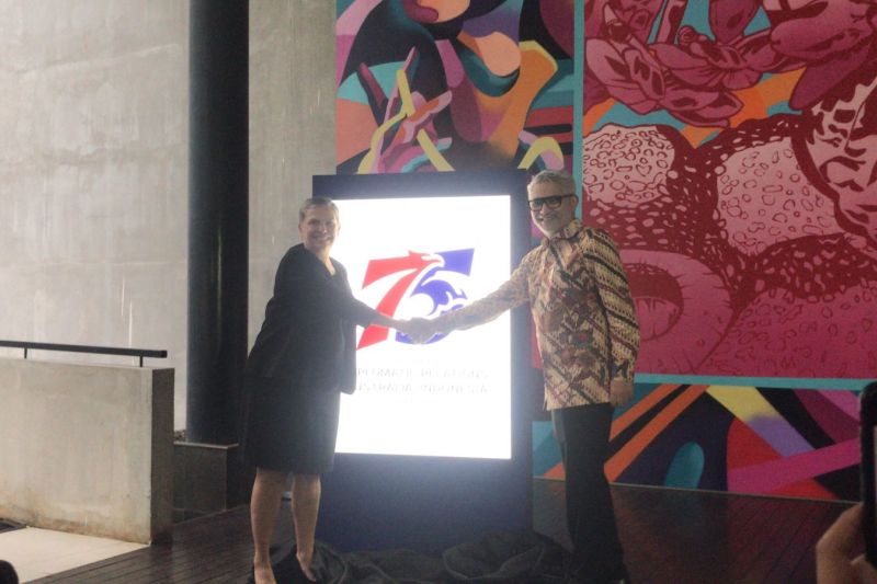 Peluncuran logo 75 tahun tandai hubungan Australia-Indonesia