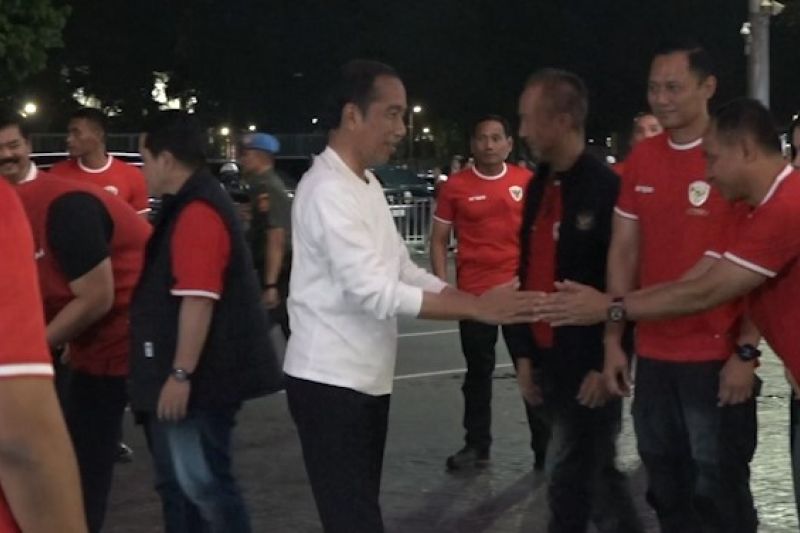 Jokowi nonton langsung laga Timnas Indonesia vs Vietnam