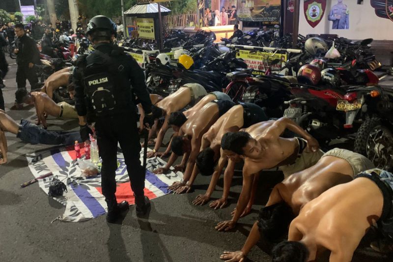 Polisi amankan 19 anggota geng motor di Semarang