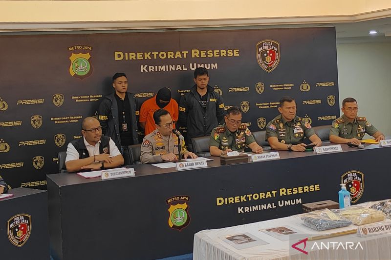 Polda Metro Jaya tangkap tersangka pembunuhan anggota TNI di Bekasi